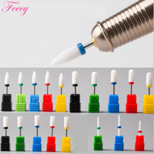 Load image into Gallery viewer, Cortador de fresado para manicura, molino de cerámica, máquina de manicura, cortador para pedicura, limas eléctricas para uñas, broca Feecy