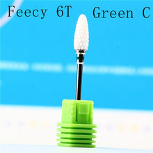 Load image into Gallery viewer, Cortador de fresado para manicura, molino de cerámica, máquina de manicura, cortador para pedicura, limas eléctricas para uñas, broca Feecy
