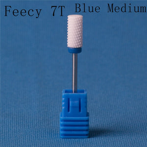 Cortador de fresado para manicura, molino de cerámica, máquina de manicura, cortador para pedicura, limas eléctricas para uñas, broca Feecy