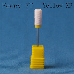Cortador de fresado para manicura, molino de cerámica, máquina de manicura, cortador para pedicura, limas eléctricas para uñas, broca Feecy